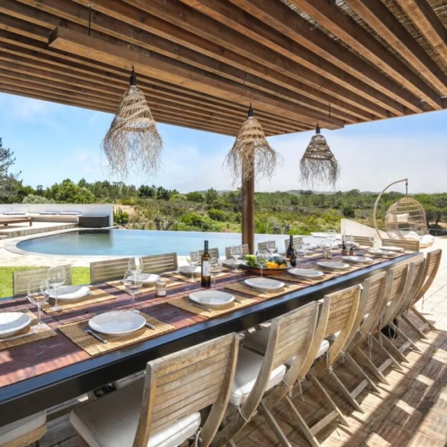 THE OCEAN FARM 〰️ This amazing holiday home has a 7 bedroom, 7 bathroom and holds a fantastic location set within an area of natural beauty. 🌿🌻

Guests will enjoy being able to explore the wonderful countryside surroundings, with walking and cycle paths right from the front door. A variety of popular surfing beaches are within easy reaching distance including Arrifana, Amoreira and Odeceixe.

Its modern architecture sets it apart from other houses in the area. It is superbly furnished and appointed open-plan interiors seem to lead inevitably to the large furnished terraces.

Outside, there is a large pool made of natural stones and sun loungers to enjoy the Portuguese sun. Afterwards, enjoy a yummy barbecue al fresco on the terrace while enjoying the tranquil surroundings.

𝚠𝚠𝚠.𝚋𝚘𝚊𝚣𝚛𝚎𝚗𝚝𝚊𝚕𝚜.𝚌𝚘𝚖
𝚒𝚗𝚏𝚘@𝚋𝚘𝚊𝚣𝚛𝚎𝚗𝚝𝚊𝚕𝚜.𝚌𝚘𝚖
+𝟹𝟻𝟷 𝟿𝟼𝟸 𝟼𝟶𝟹 𝟺𝟾𝟶

#boazrentals #oceanfarm #aljezur #qualitytime #familymoments #familylife #timetogether #coastline #igersportugal #algarve #carvoeiro #visitportugal #beachvibes #odeceixe #villa #rentals #surfdestination #surflovers #propertymanagement #sealife #bohostyle #rentalproperty ⁣#travellovers #surf #sustainableliving #ecofriendly #wanderlust #portugallovers #nearthesea #holidays2024